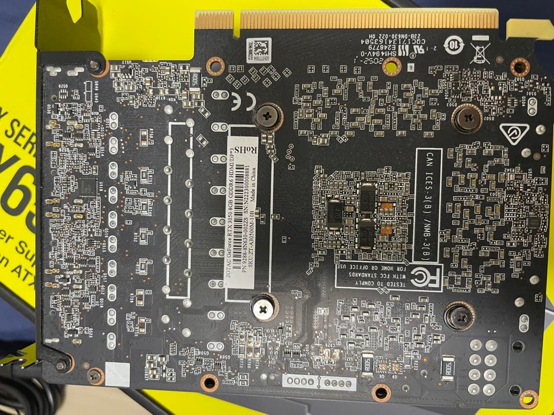 NVIDIA GeForce RTX 3050 8GB グラフィックボード