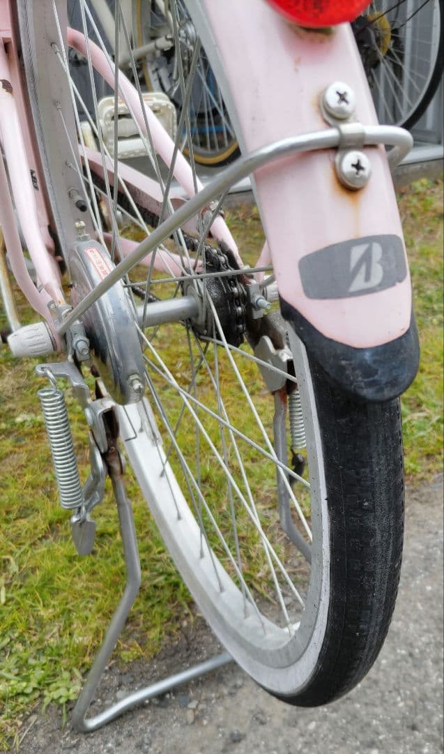 ブリヂストン 22インチ 自転車 ピンク色