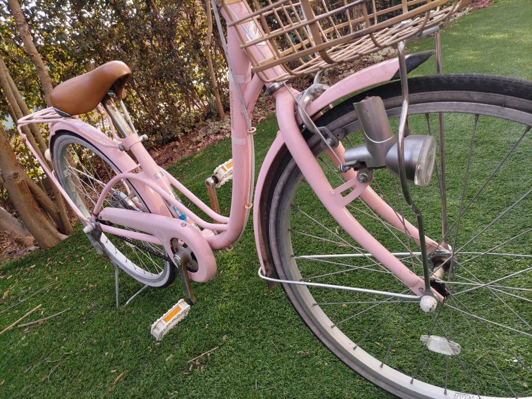 ブリヂストン 22インチ 自転車 ピンク色