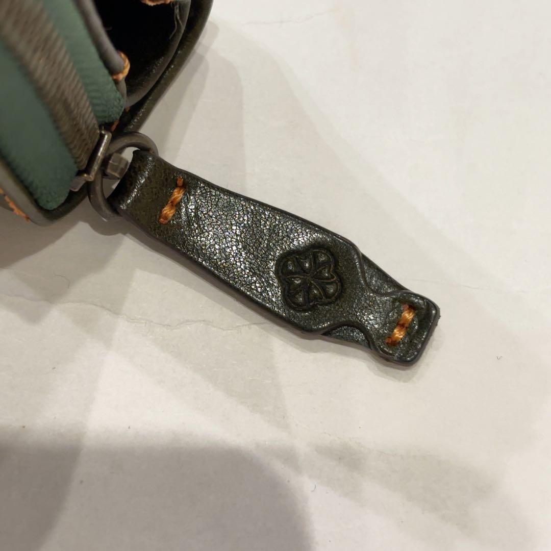 新品　ダコタ　リリーヴォ　二つ折り　財布　グリーン　牛革