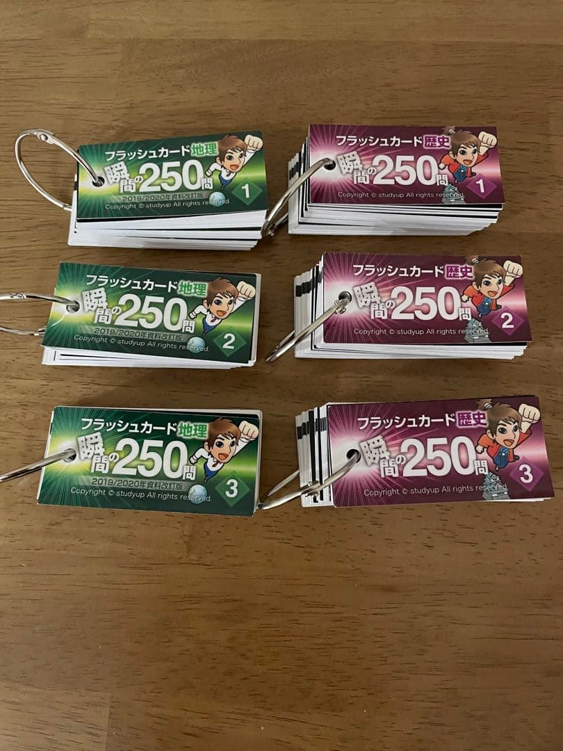 【スタディアップ】フラッシュカード地理　瞬間の250問