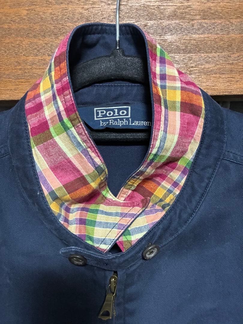 し*ら様 90s Polo Ralph Lauren ネイビー スイングトップ
