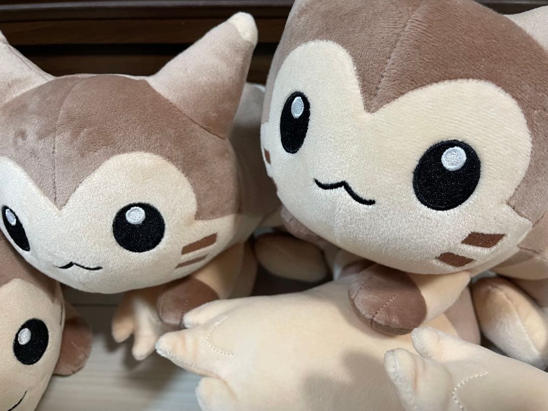 ポケットモンスター もふぐっと しっぽみてみて！ぬいぐるみ　オオタチ　3体セット
