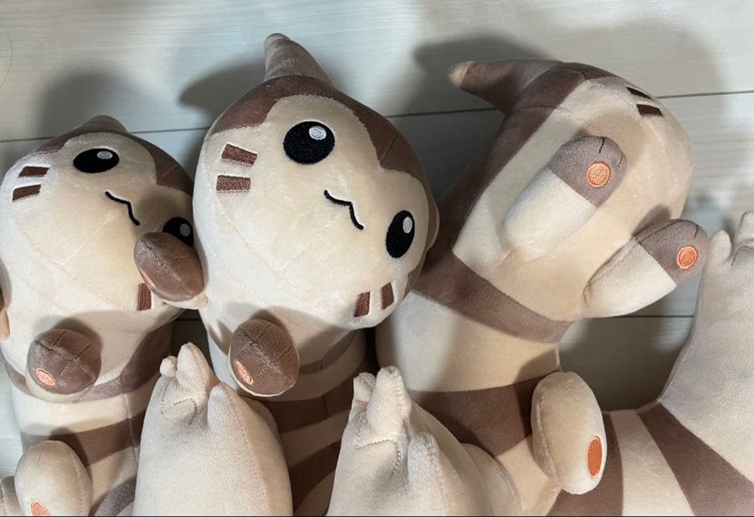 ポケットモンスター もふぐっと しっぽみてみて！ぬいぐるみ　オオタチ　3体セット