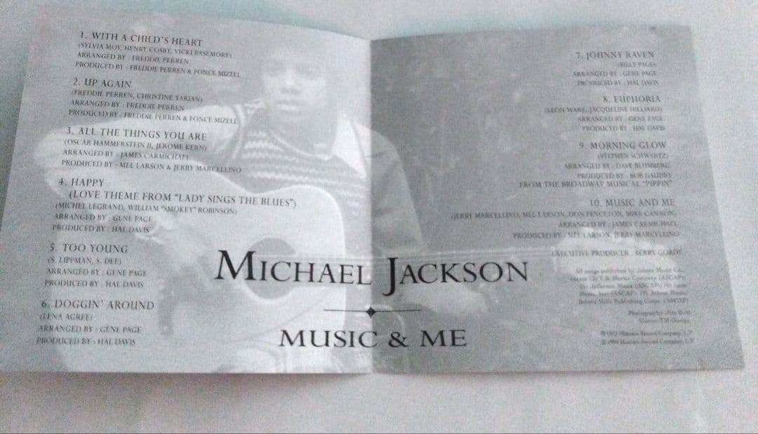 動作確認済帯付マイケルジャクソンミュージックアンドミーMichael14歳作品