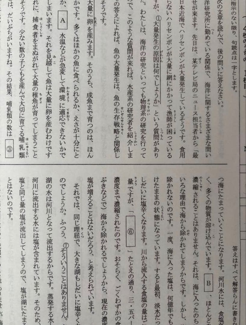 浜学園　小５　Ｓクラス　３科目　実力テスト　復習テスト　2024年度　平均点付き