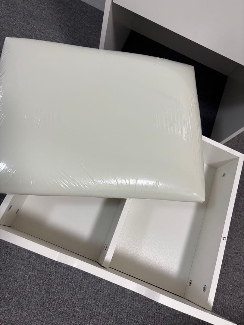 コンパクトドレッサー ホワイト 【鏡台のみ】【スツール別売り】