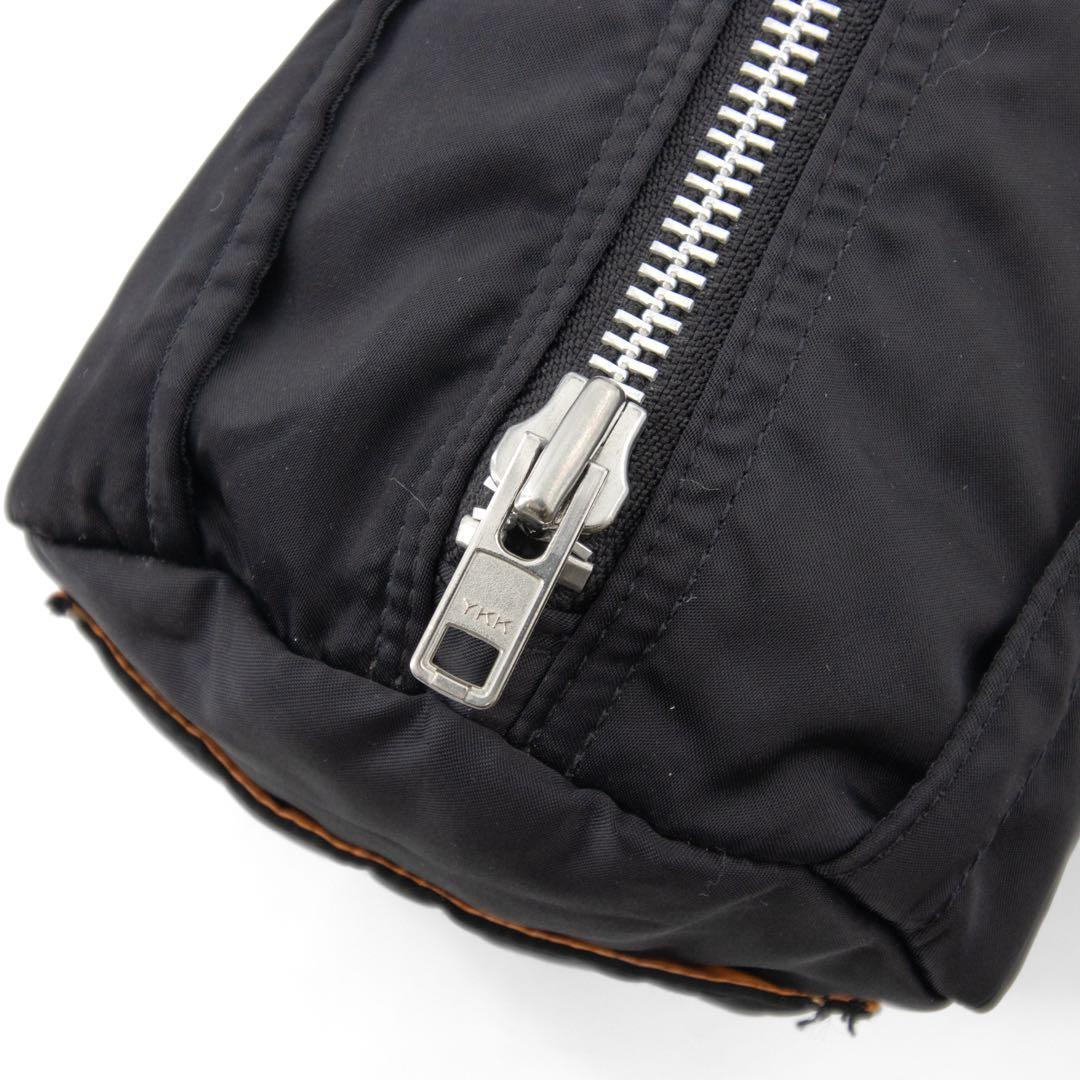 A061【美品】ポーター／タンカー　ミニボストンバッグ　ダッフル　ナイロン　黒