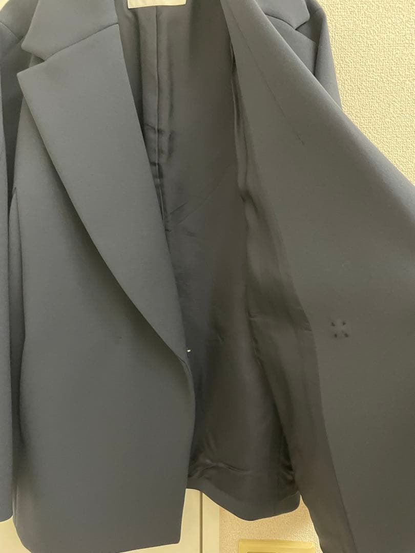 和*施様 ネイビー テーラードショートコート