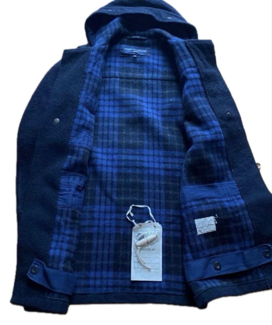 グローバーオール　コムデギャルソン　 ダッフルコートSize S ネイビー