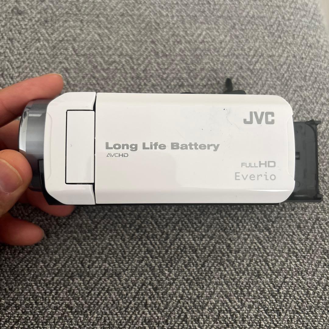 JVC ビデオカメラ GZ-F117-W