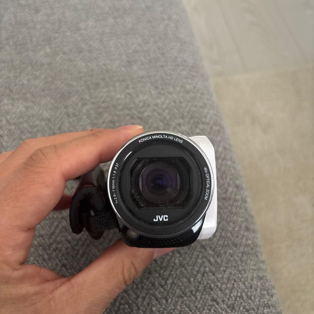 JVC ビデオカメラ GZ-F117-W