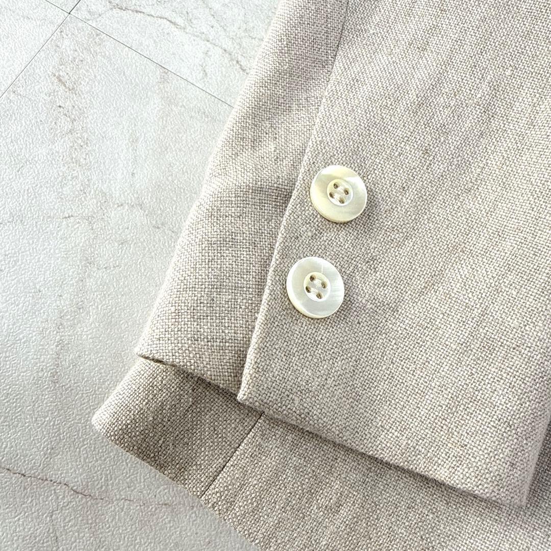 美品⭐︎Spick&Span ダブルブレスト リネンジャケット　36サイズ