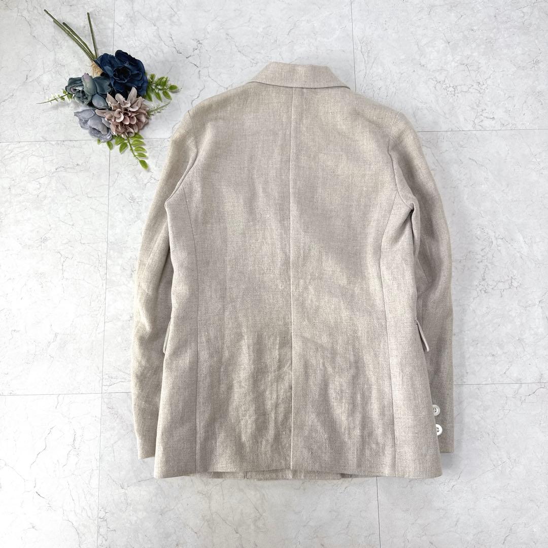 美品⭐︎Spick&Span ダブルブレスト リネンジャケット　36サイズ