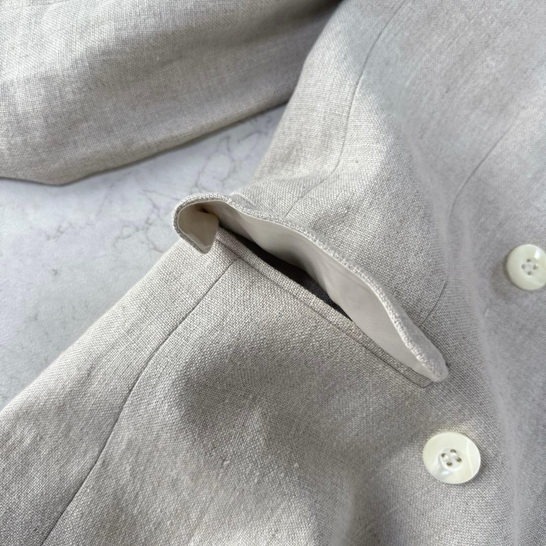 美品⭐︎Spick&Span ダブルブレスト リネンジャケット　36サイズ