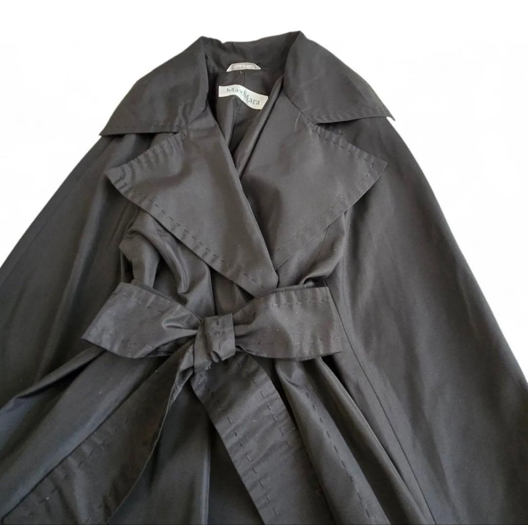 Max Mara 白タグ トレンチコート 38 ベルト付 正規品 マックスマーラ
