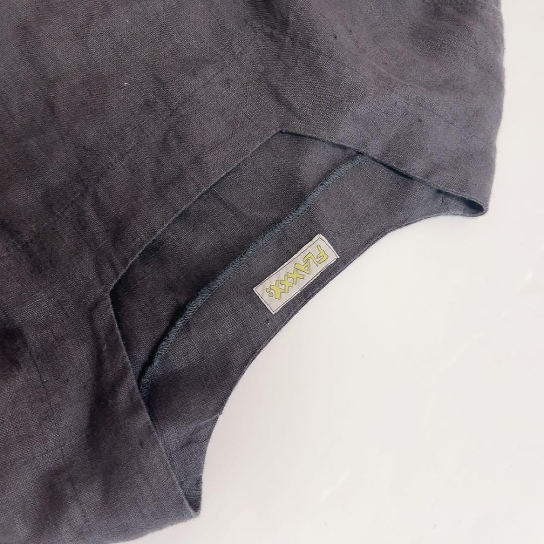 ワンピース FLAXXXs vintage linen dress black