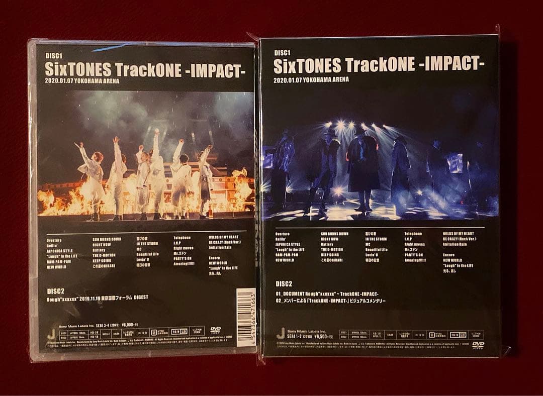 SixTONES TrackONE-IMPACT- 初回限定盤&通常盤セット