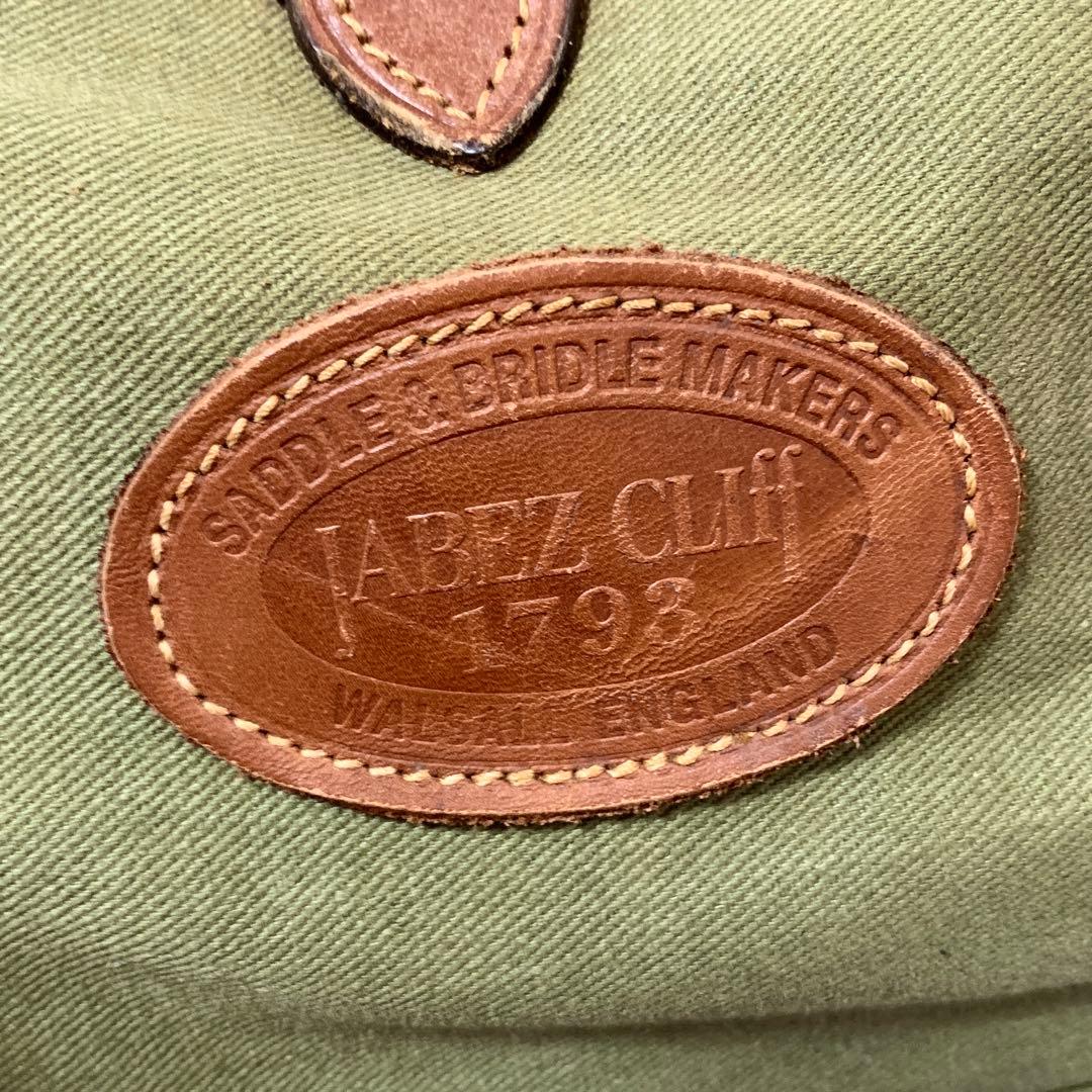 良品✨ JABEZ CLIFF ジャベツクリフ ボストンバッグ 2way 茶緑