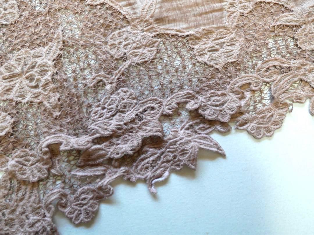 Faliero Sarti ファリエロサルティ コットン×シルク レースショール