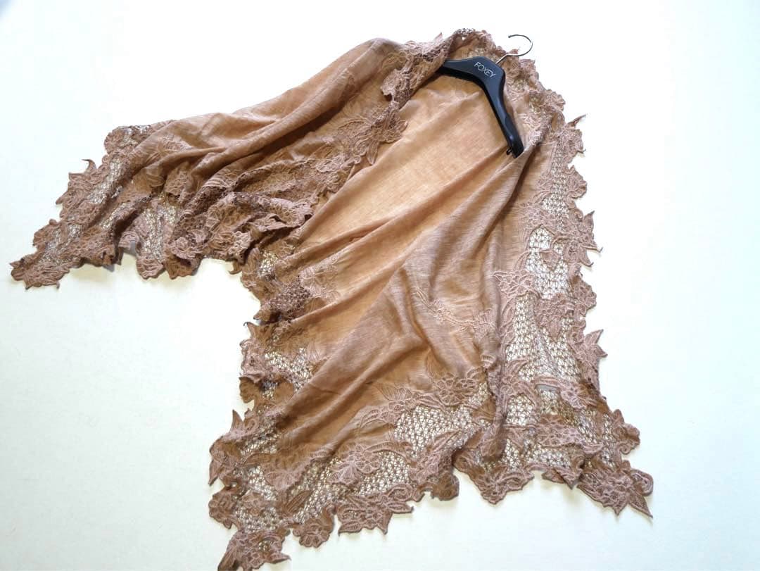 Faliero Sarti ファリエロサルティ コットン×シルク レースショール