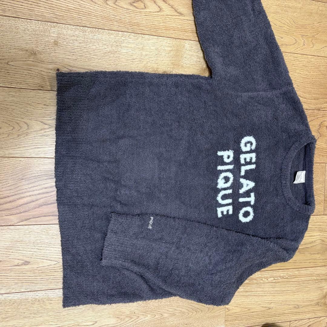 GELATO PIQUE ジェラートピケ　グレー ルームウェア上下セット