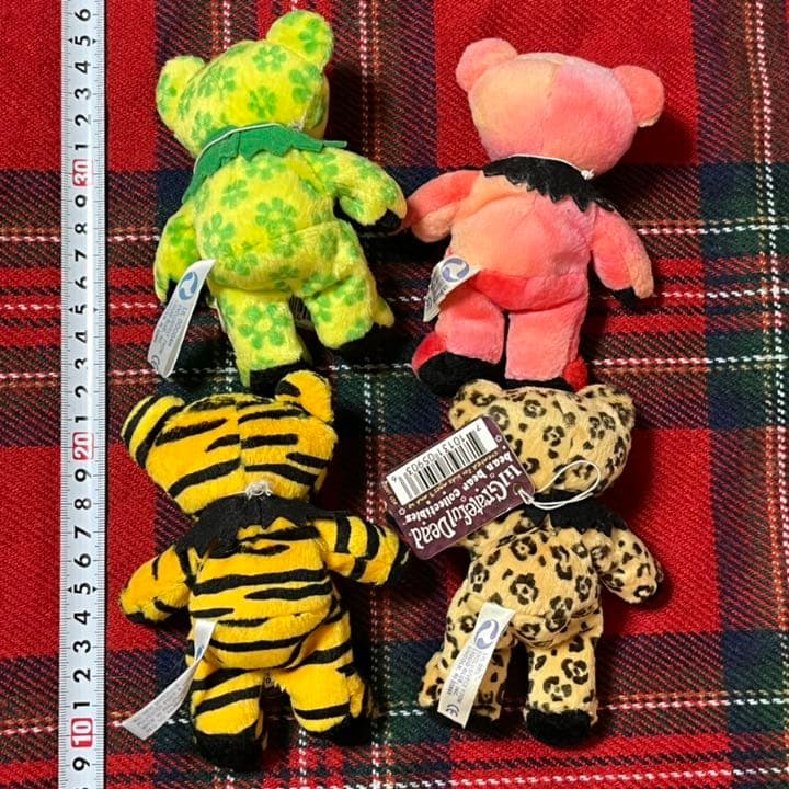 グレイトフルデッドベア　ぬいぐるみマスコット　4種セット　レア