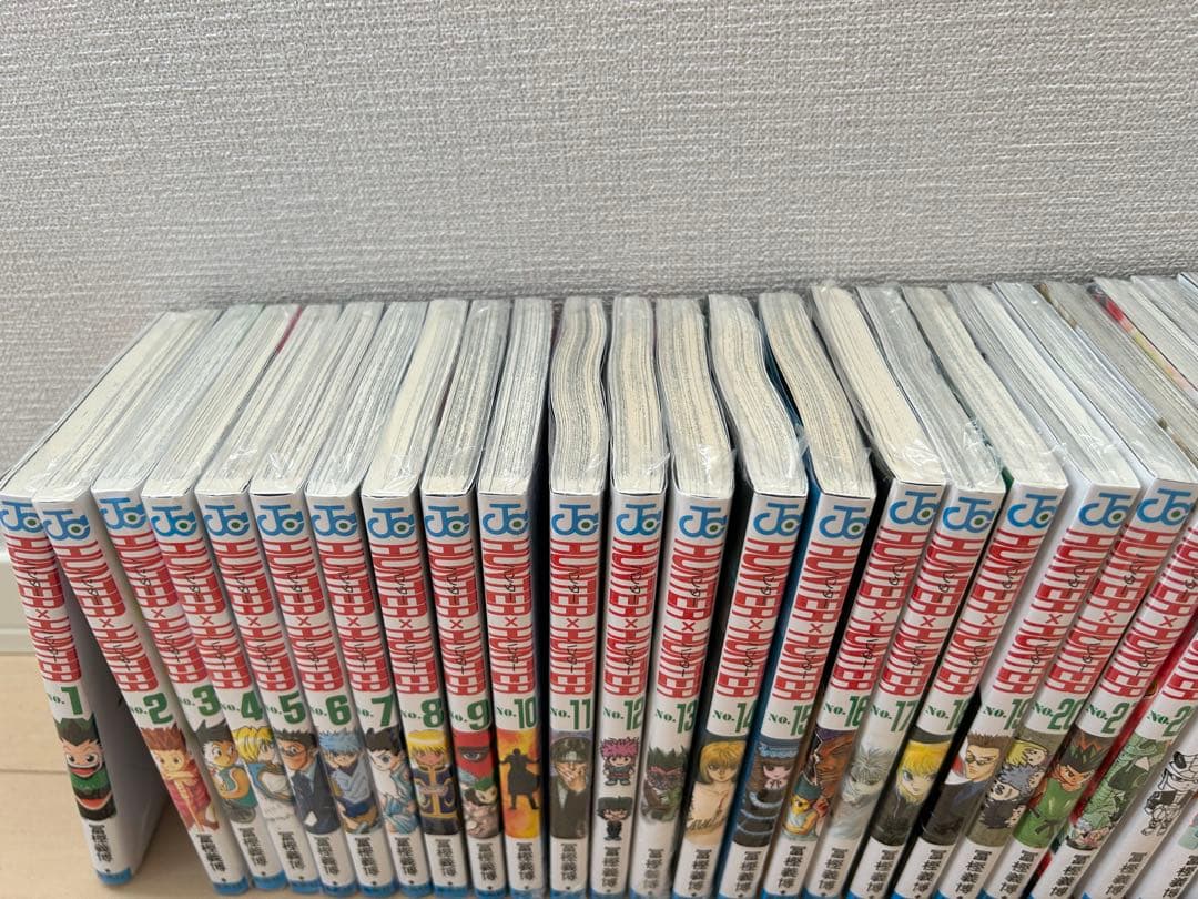 フィルム未開封 HUNTER × HUNTER 1巻～36巻 若干変色あり