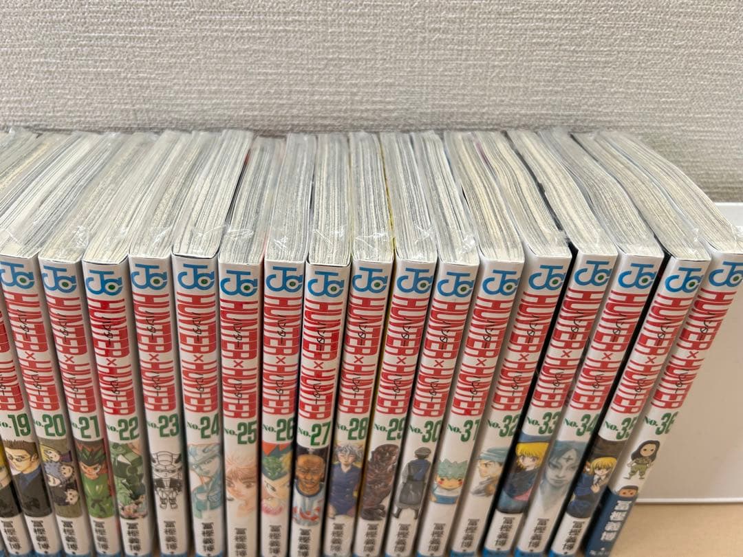 フィルム未開封 HUNTER × HUNTER 1巻～36巻 若干変色あり
