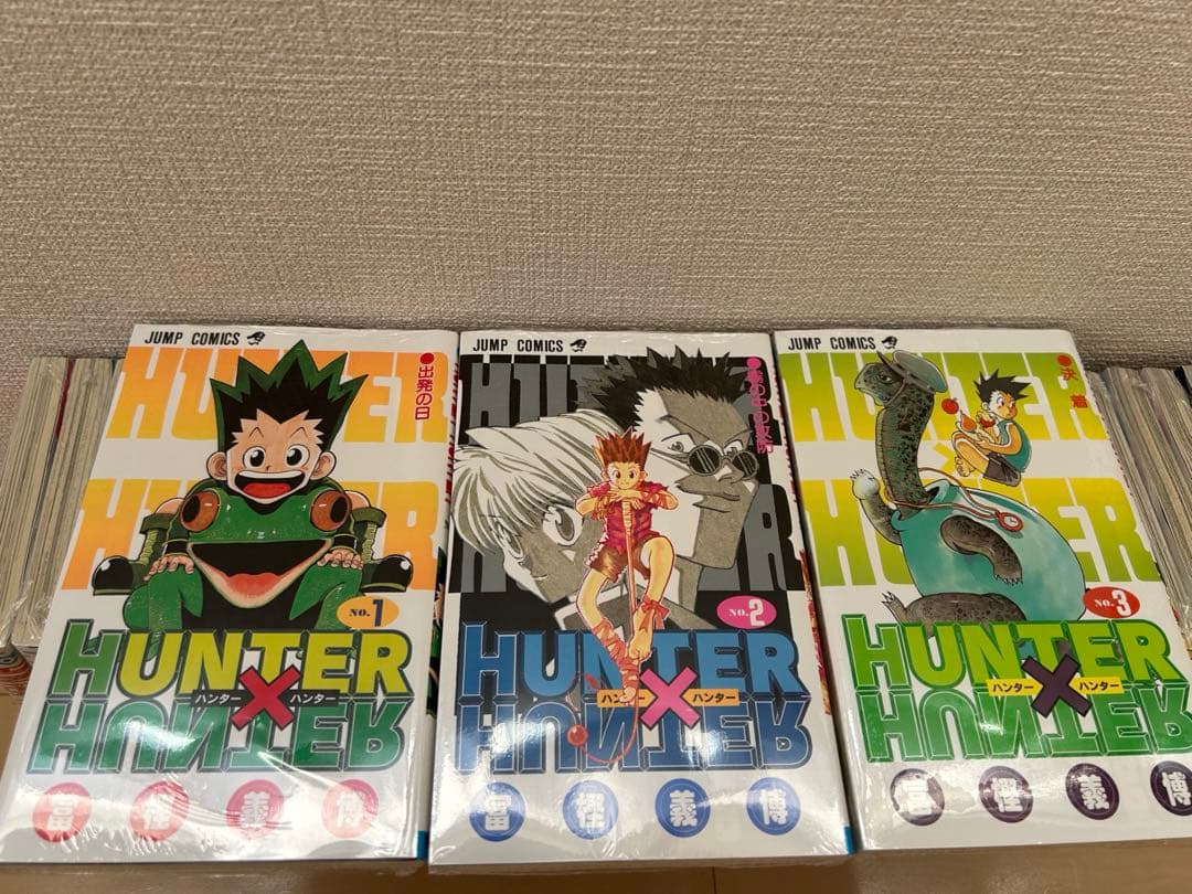 フィルム未開封 HUNTER × HUNTER 1巻～36巻 若干変色あり
