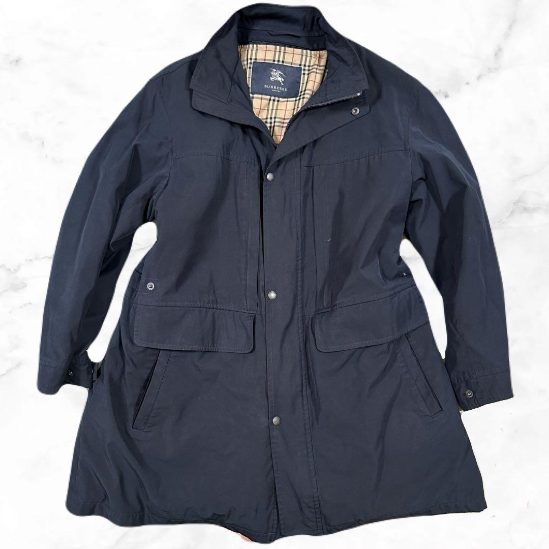 BURBERRY LONDON ノバチェック フーデッドコート M 4WAY