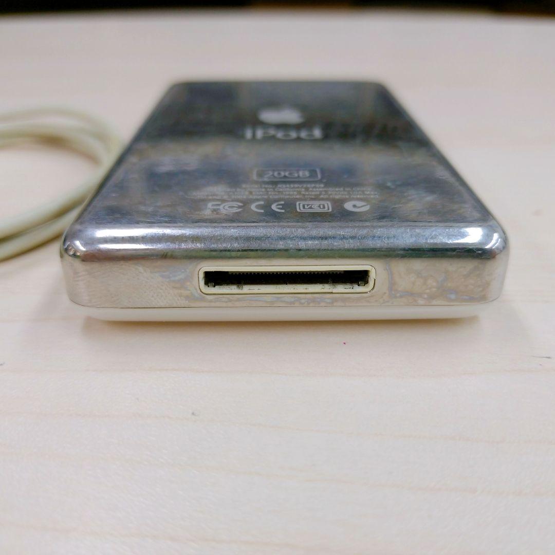iPod classic 第4世代 ホワイト 20GB ジャンク Apple