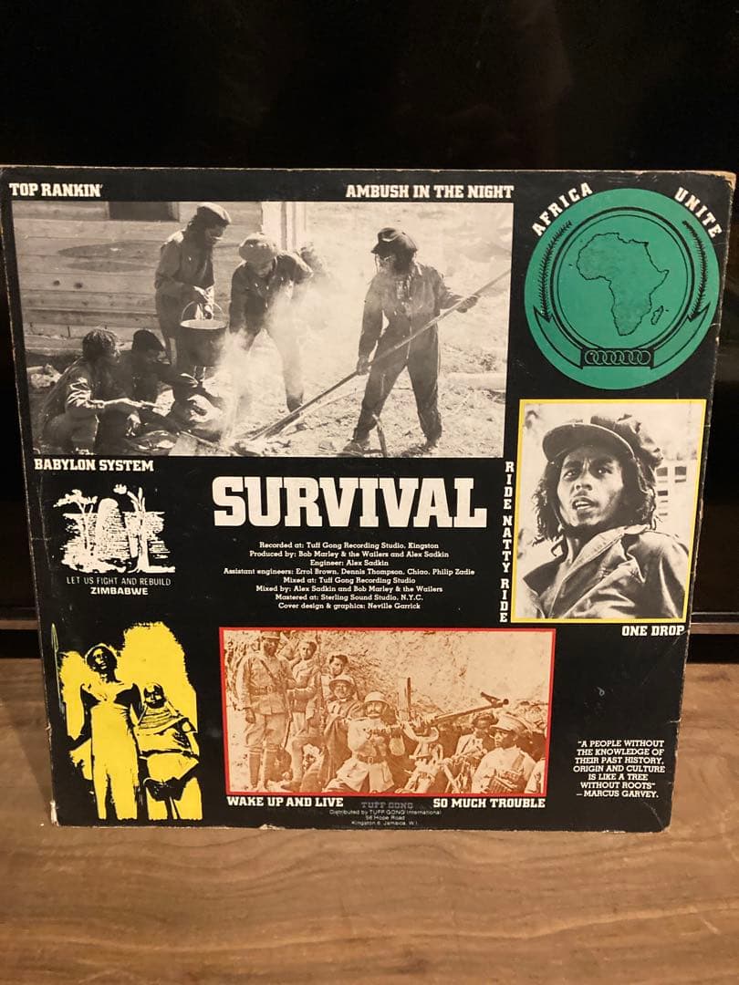 Bob Marley - SURVIVAL ジャマイカ初回カラーvinyl