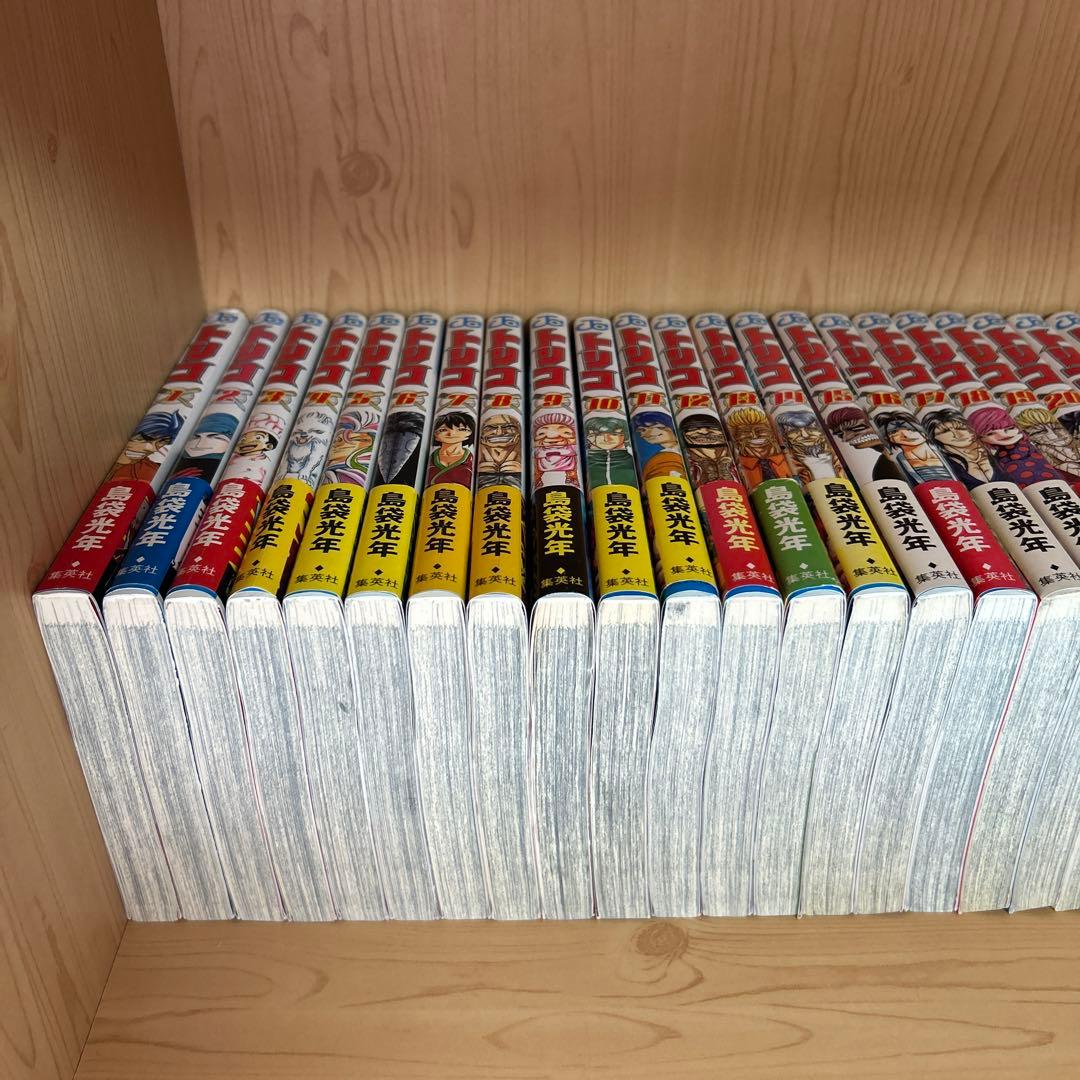 大人気漫画トリコ1巻から43巻全巻完結帯付きまとめ売り良品セット外伝ファンブック