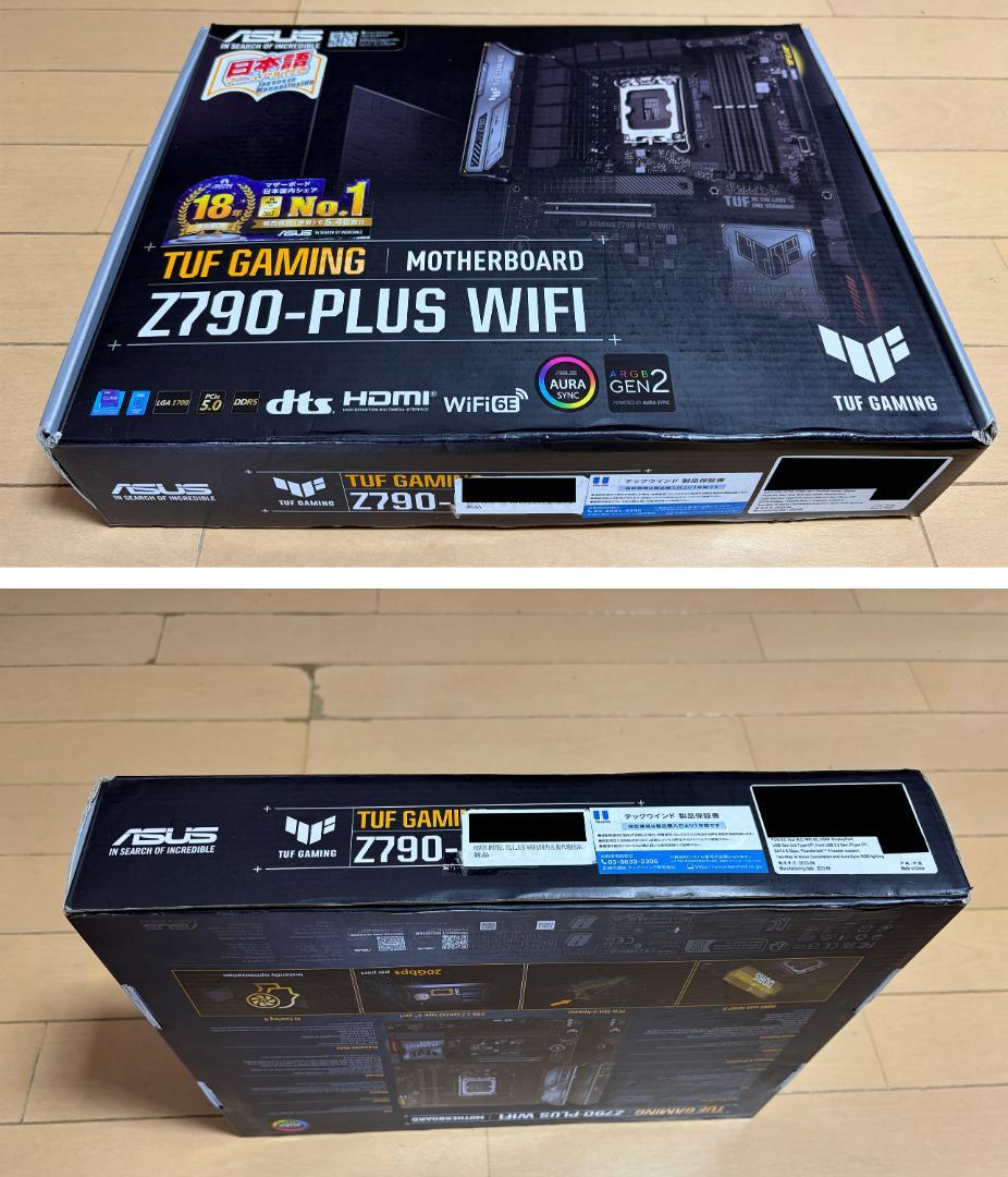 Z790-PLUS WIFI+i7-13700K Intel正規交換品 テスト済