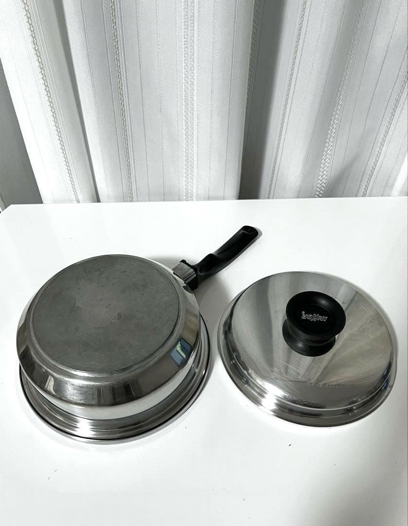 インコア　片手鍋　蓋つき　中古品　ガス仕様