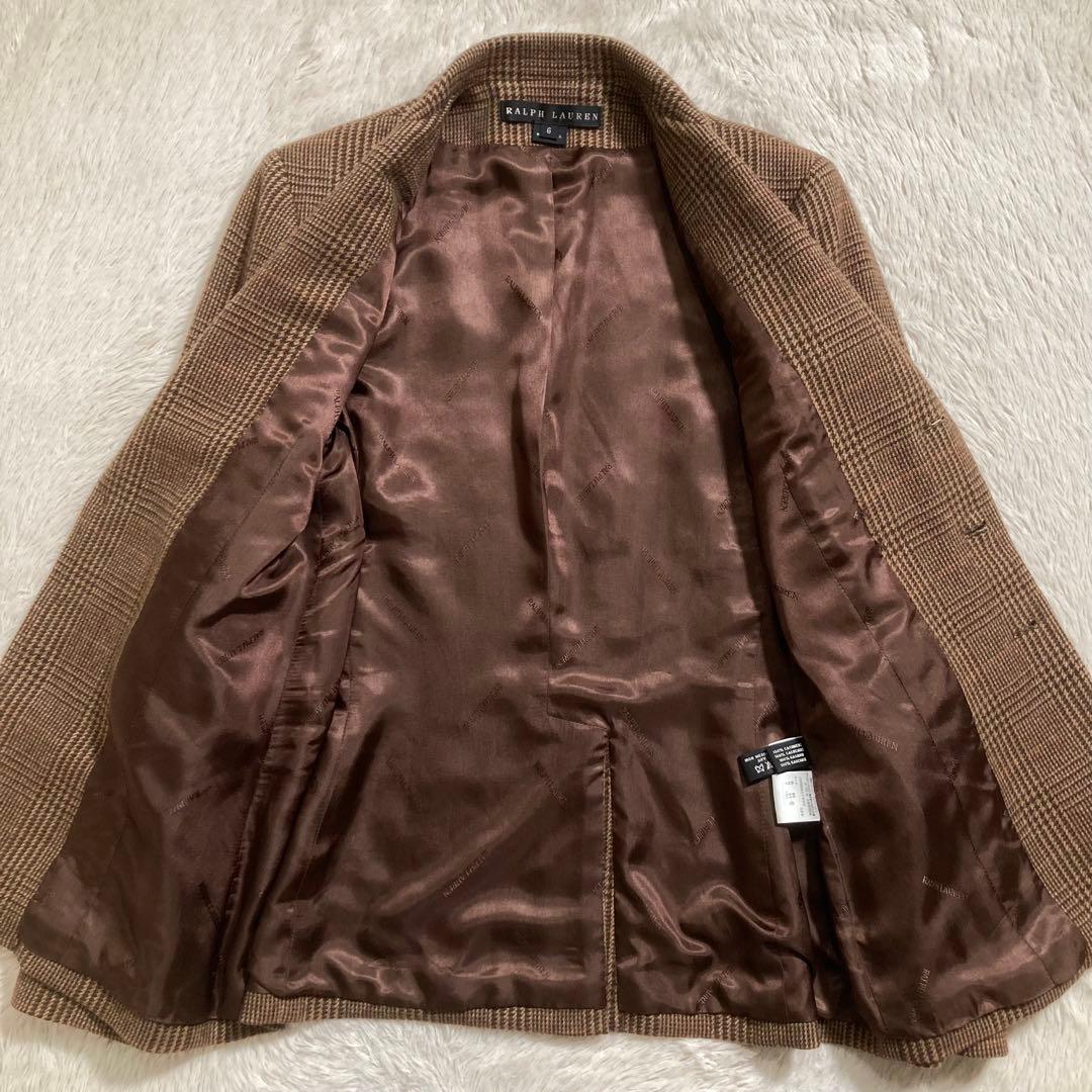 美品 ラルフローレン テーラードジャケット ブレザー カシミヤ100% USA製
