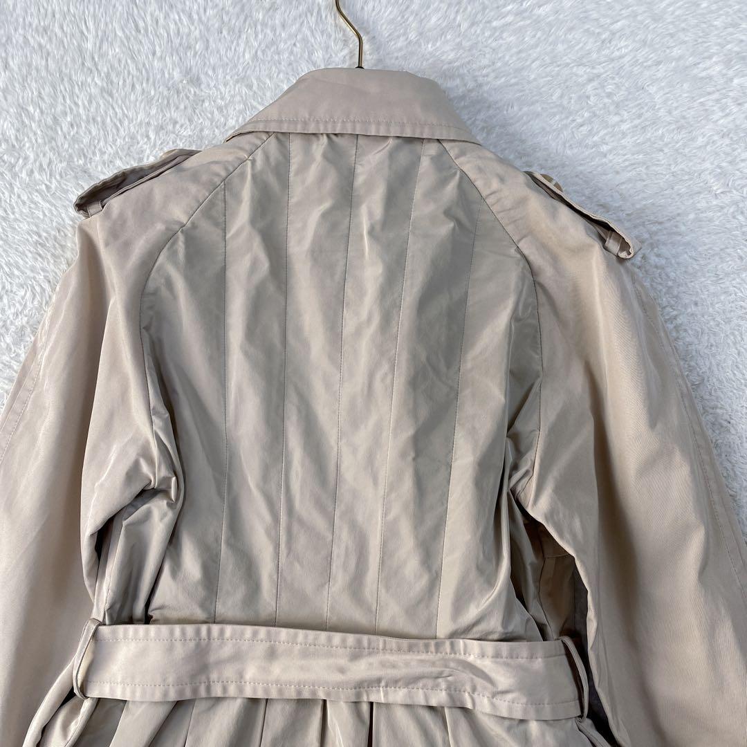美品・MONCLER トレンチコート スプリングコート ベルト サイズ1 フリル
