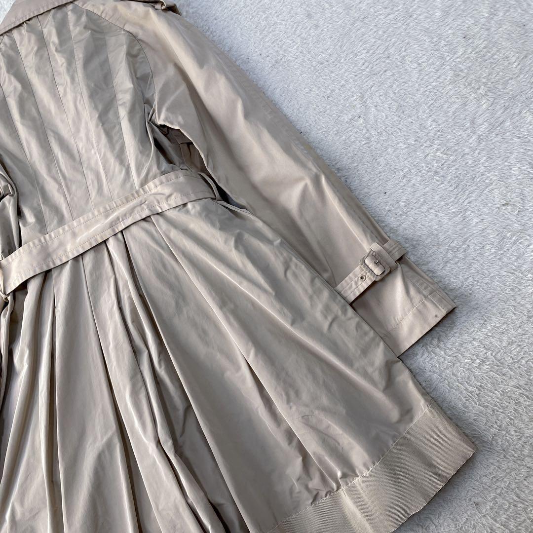美品・MONCLER トレンチコート スプリングコート ベルト サイズ1 フリル