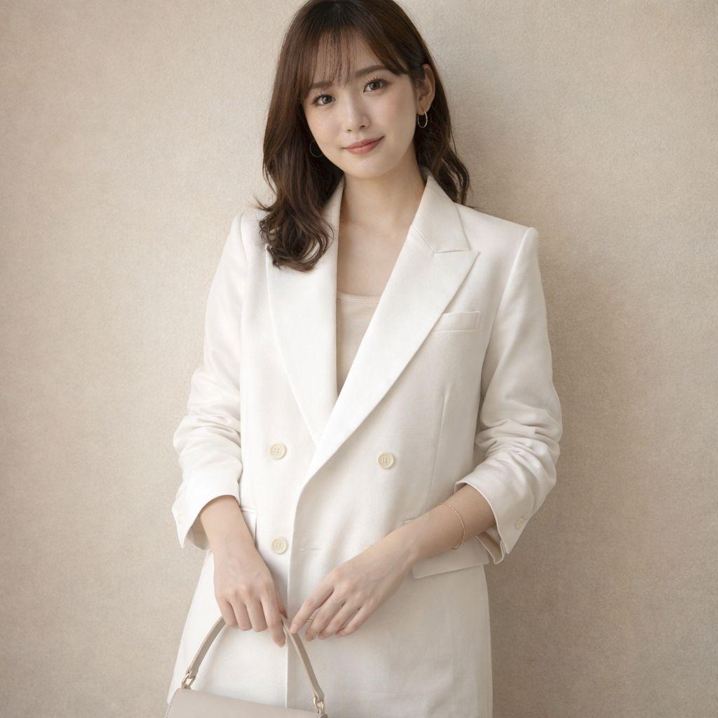 専用 極美品✨Whim Gazette シアーダブルジャケット 2025SS 白