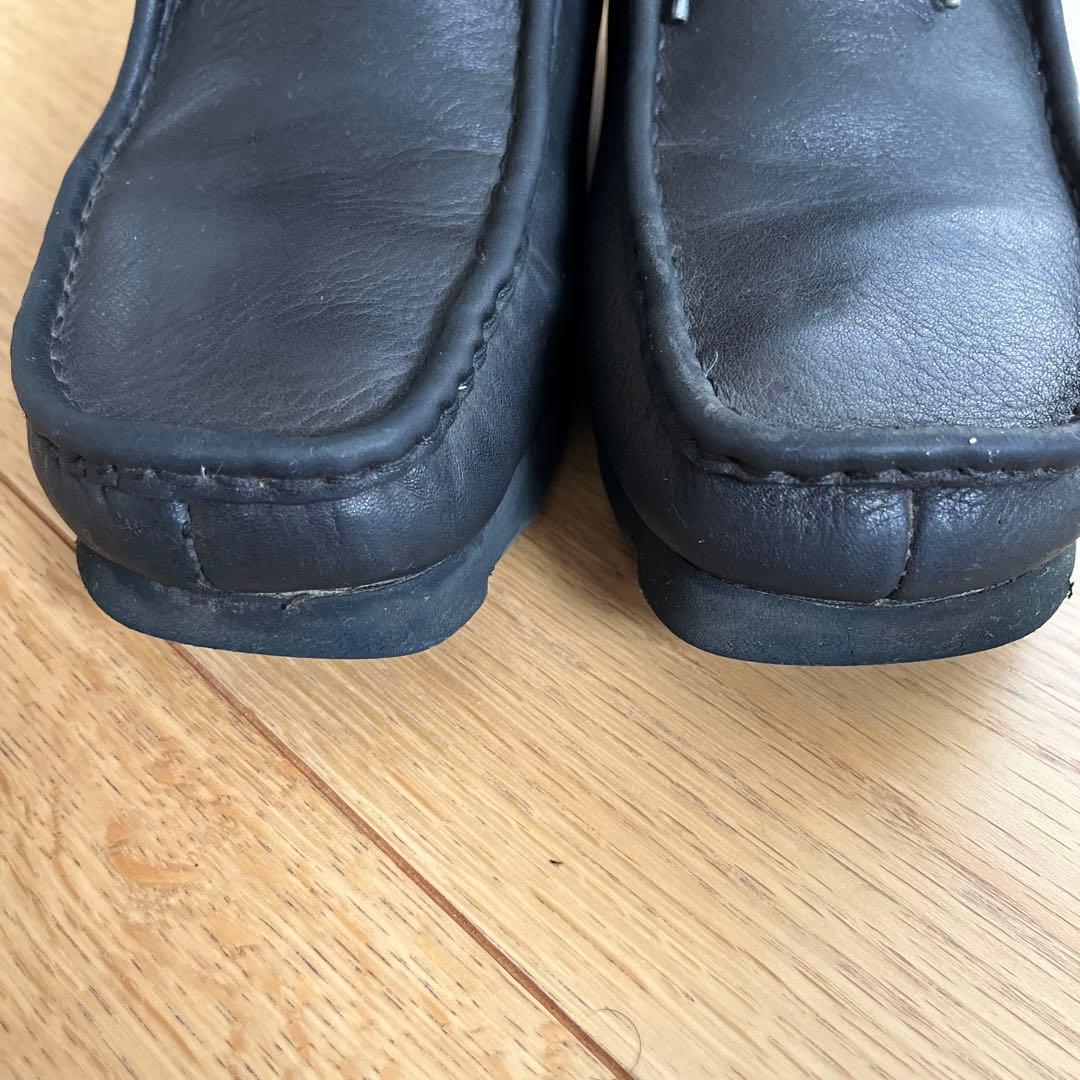 靴 Clarks Wallabee GTX black 26.5cm