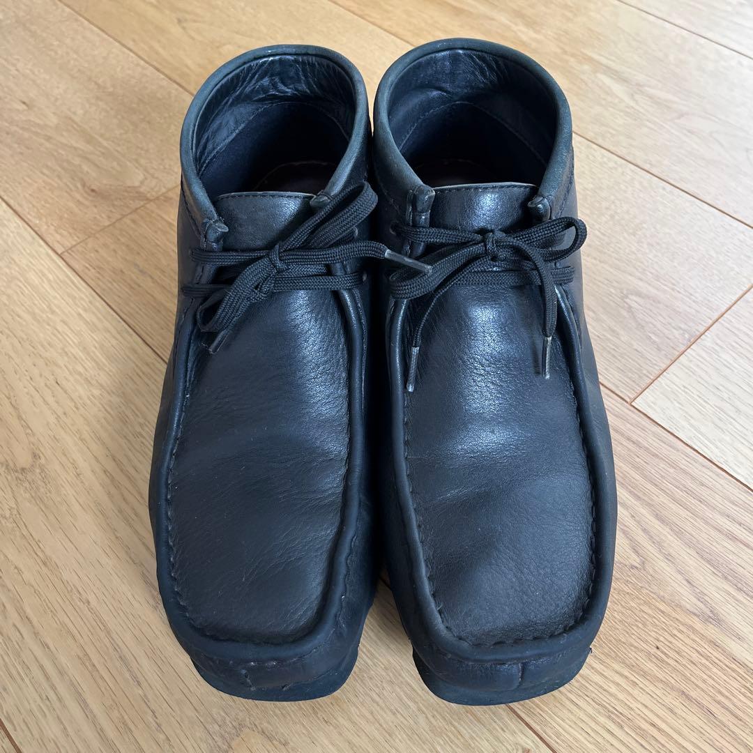 靴 Clarks Wallabee GTX black 26.5cm