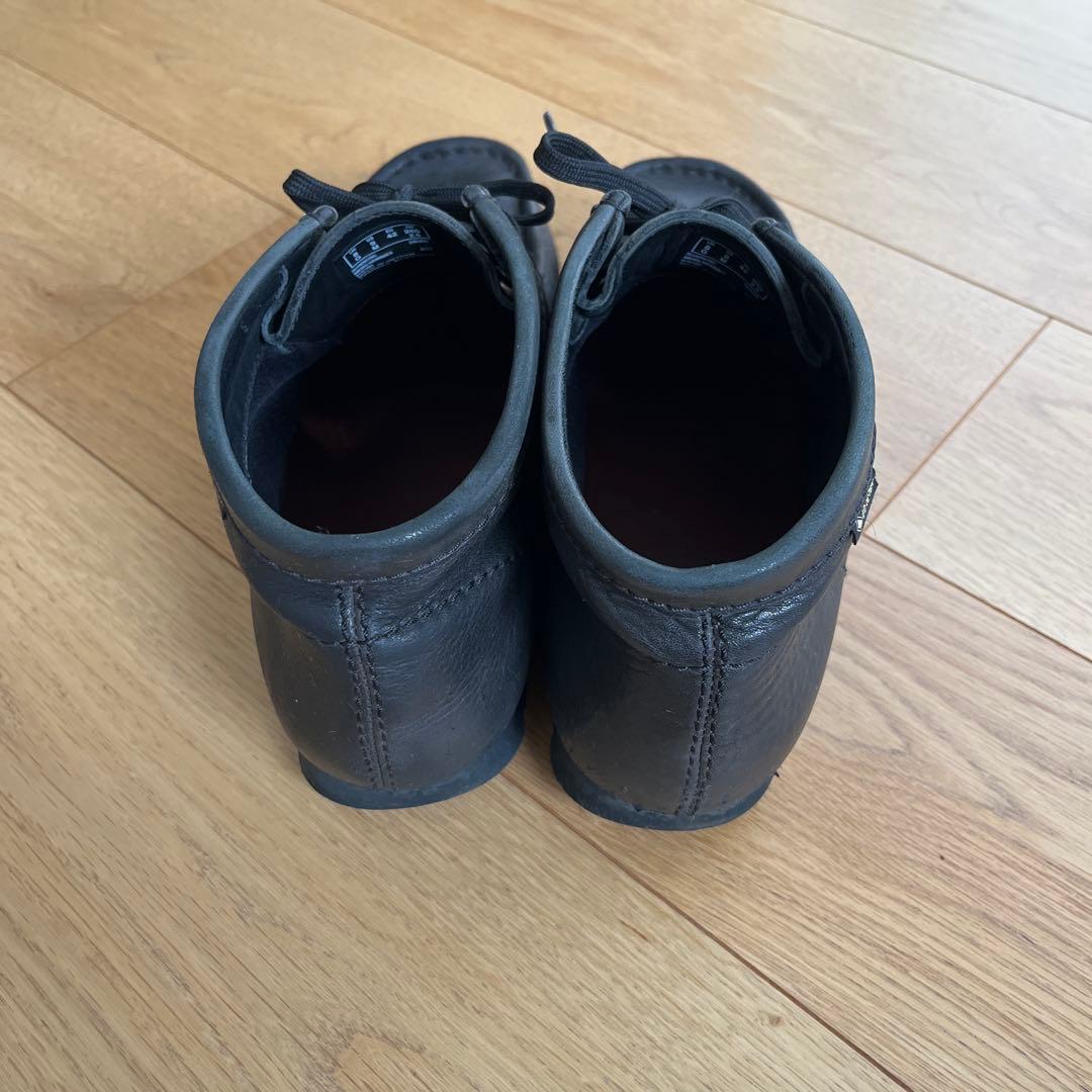 靴 Clarks Wallabee GTX black 26.5cm