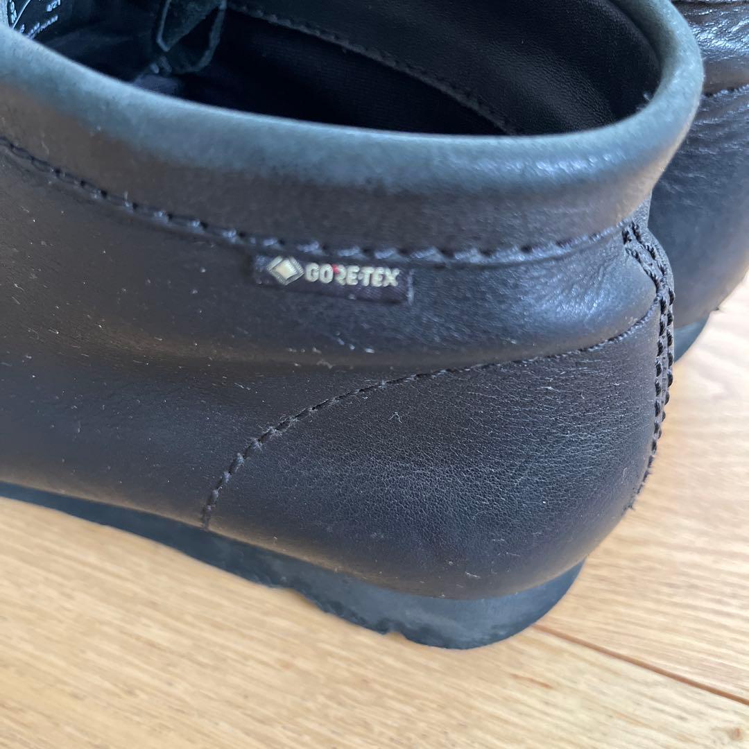 靴 Clarks Wallabee GTX black 26.5cm