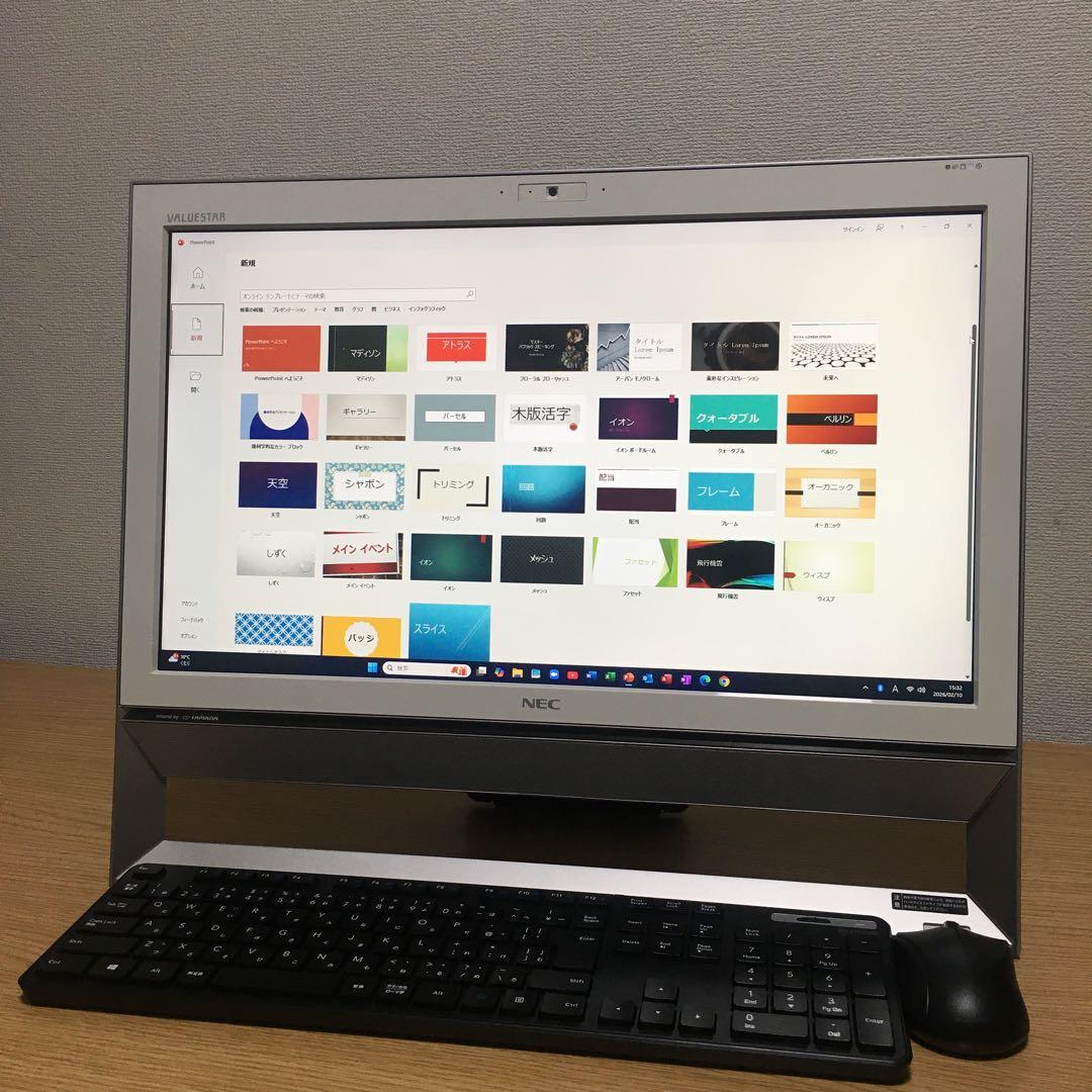 NEC VALUESTAR 地デジ Win11 一体型 SSD デスクトップPC