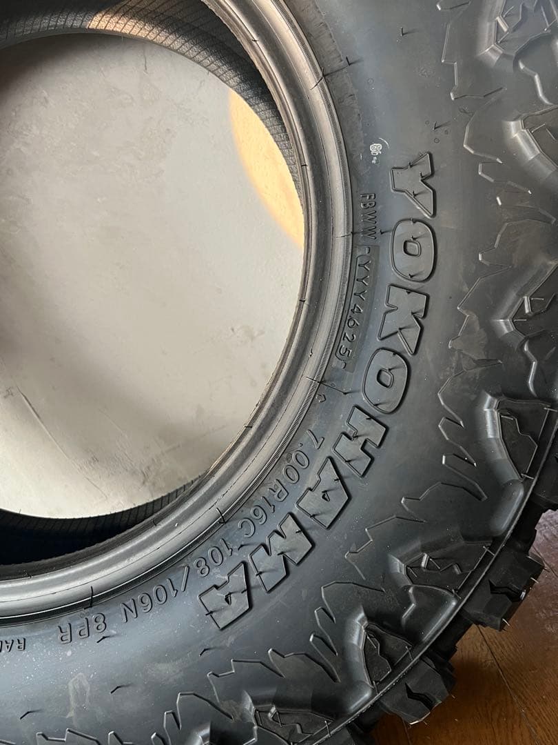 ヨコハマ G005 7.00R16C 新品同様 4本