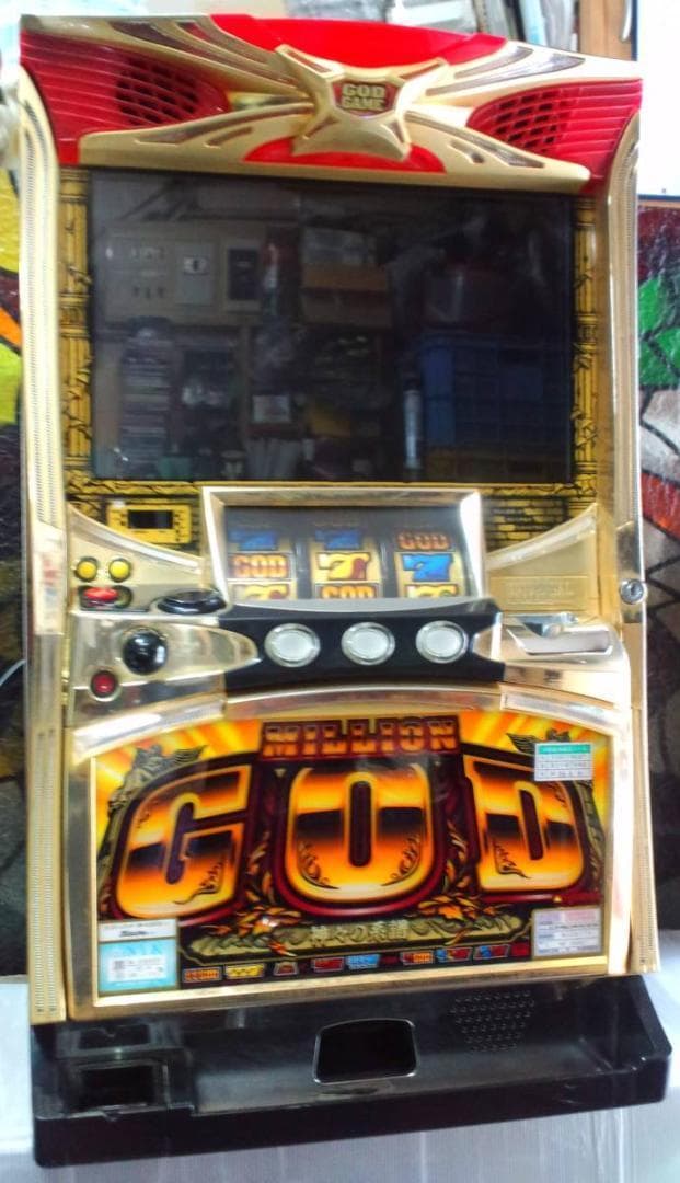 10段階設定ROM付★ミズホ★ミリオンゴッド～神々の系譜★オートプレイ付不要機付