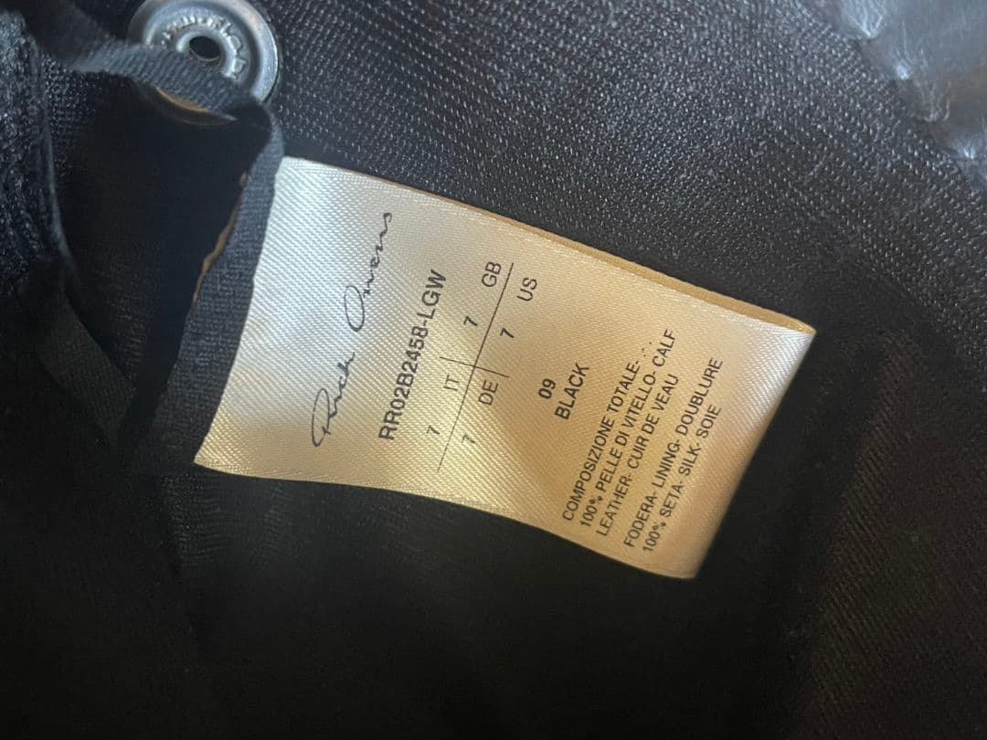 Rick owens STROBE 22AW レザーグローブ