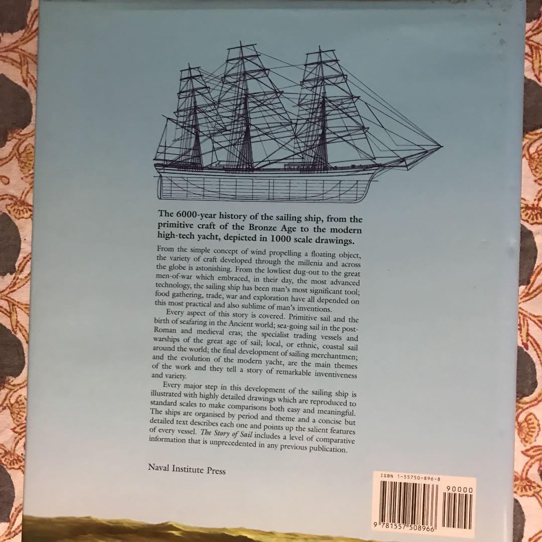 帆船模型参考洋書 The Story of Sail : Illustrate~