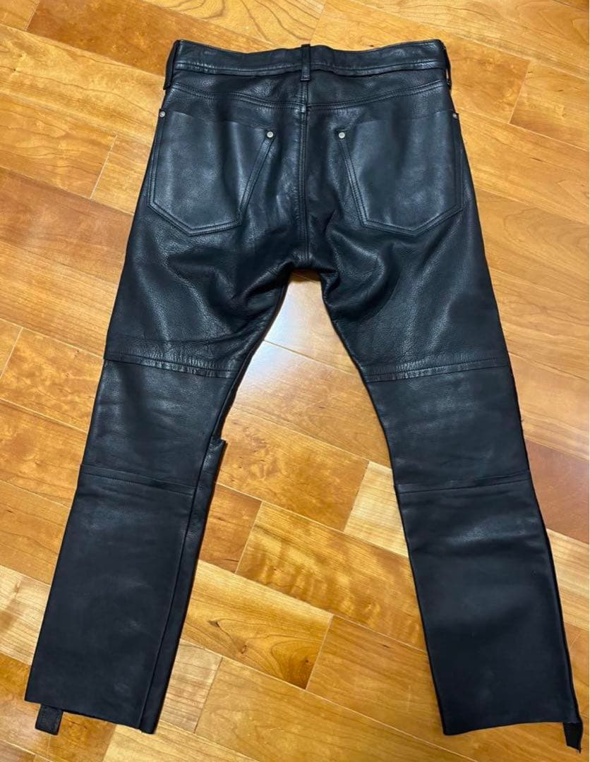 パンツ sasquatchfabrix leather pants 18AW